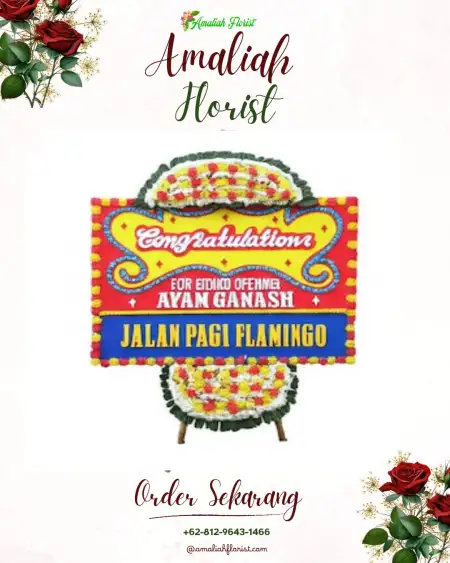 Sewa Papan Bunga 20 Ilir D Ii