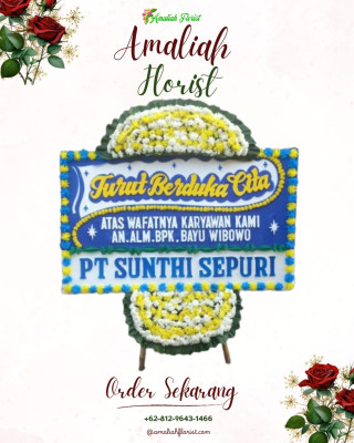 Papan Bunga Duka di 20 Ilir D Ii