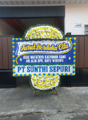 Papan Bunga Duka di 20 Ilir D Ii